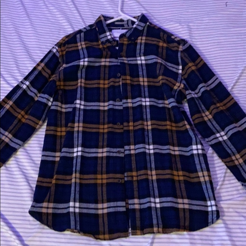 Denim and flower flannel